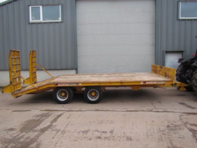 AS Marston 16 ton low loader trailer