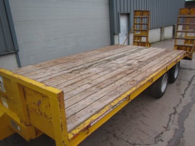 AS Marston 16 ton low loader trailer