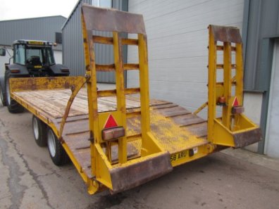 AS Marston 16 ton low loader trailer