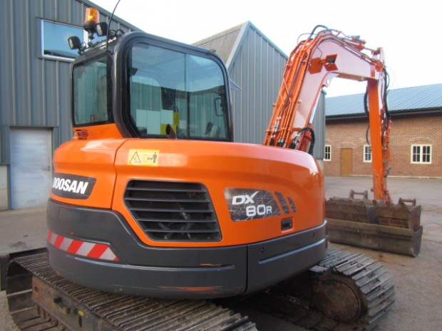 Doosan DX80R excavator