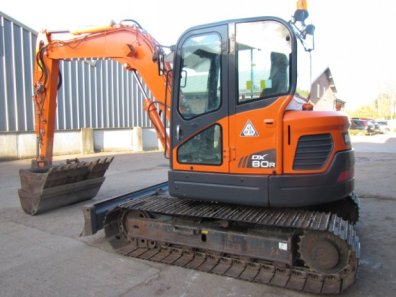 Doosan DX80R excavator