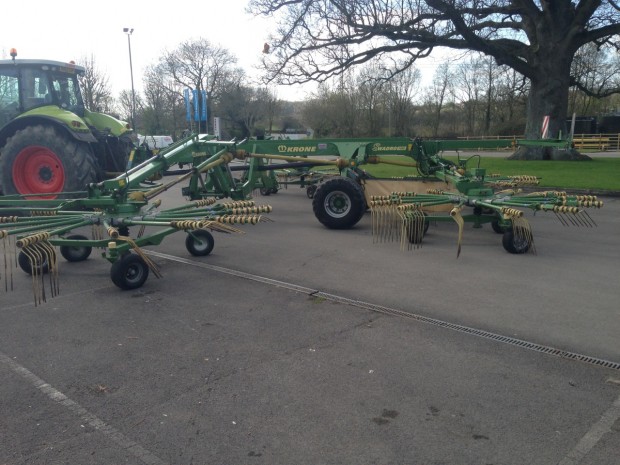 Krone Swadro 1400 4 rotor rake
