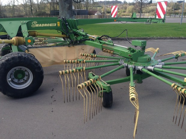 Krone Swadro 1400 4 rotor rake