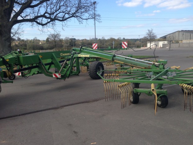 Krone Swadro 1400 4 rotor rake