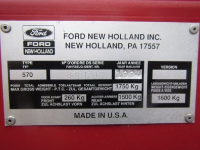 New Holland 570 baler