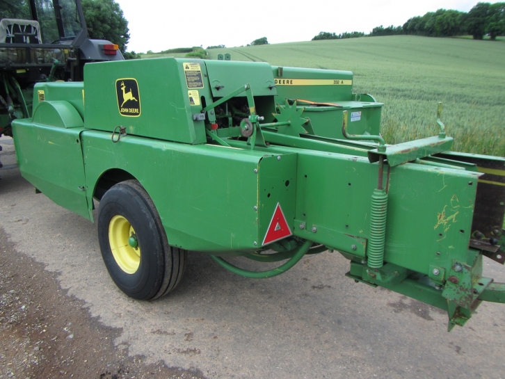 John Deere 332A conventional baler