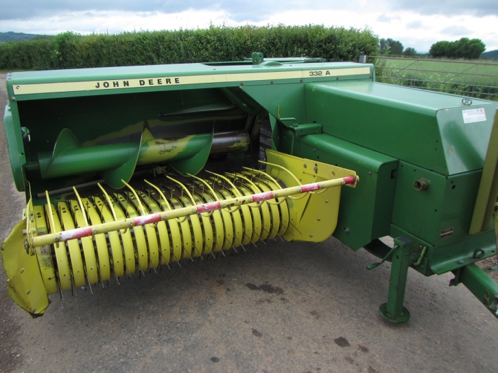 John Deere 332A conventional baler
