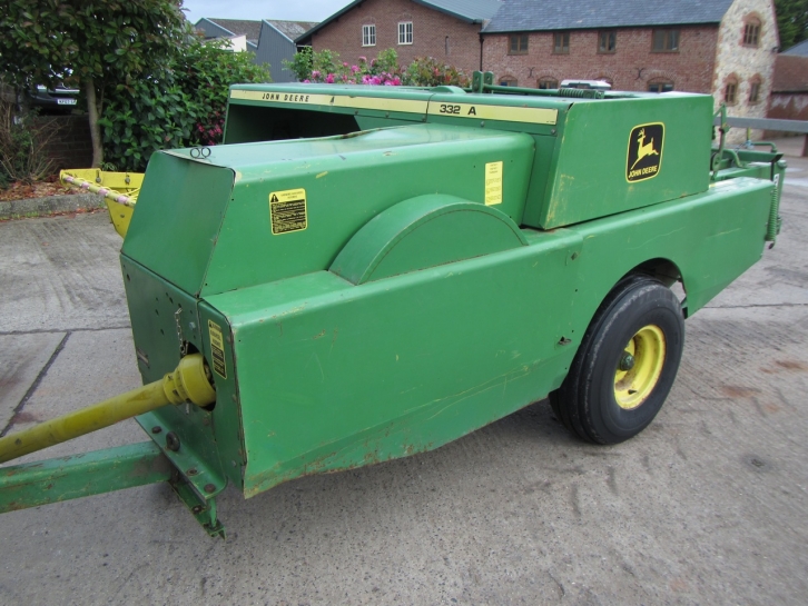 John Deere 332A conventional baler