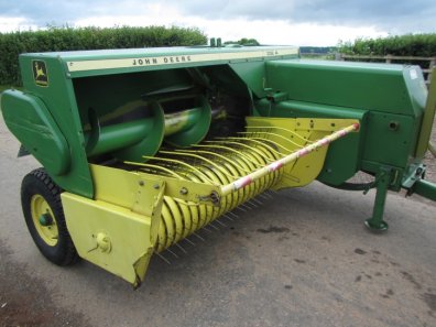 John Deere 332A conventional baler