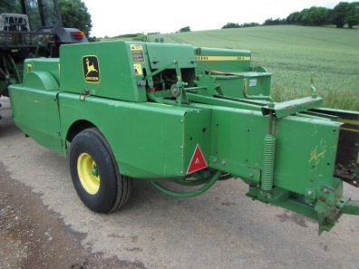 John Deere 332A conventional baler