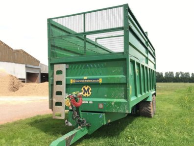 Marshall 16 Ton silage trailer