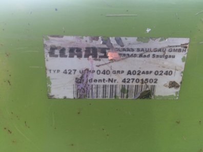 Claas whole crop header