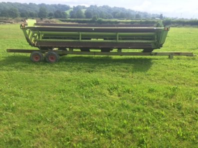 Claas whole crop header