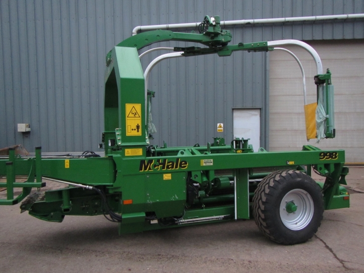 McHale 998 bale wrapper