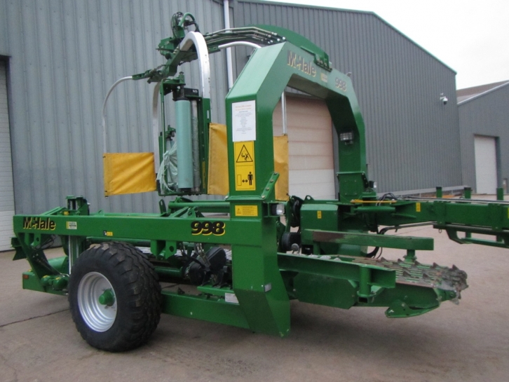 McHale 998 bale wrapper