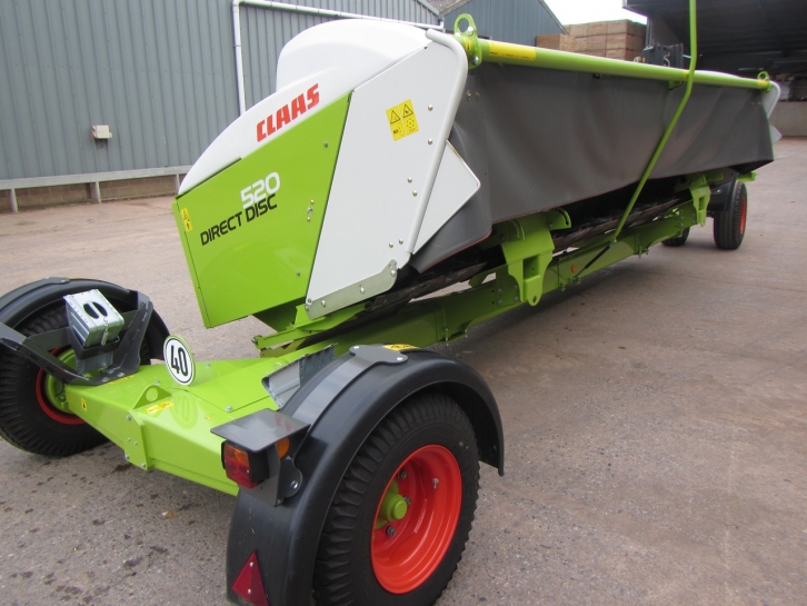 Claas 520 Direct Disc whole crop header