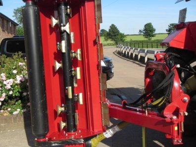 3 point linkage mounted flail topper