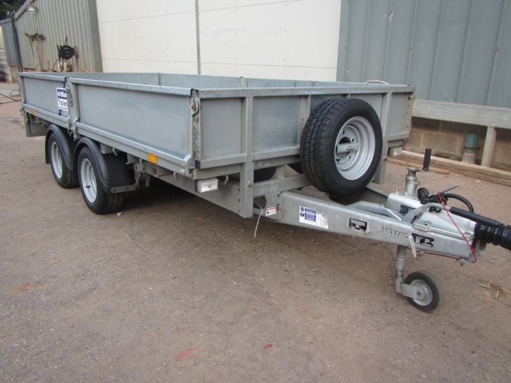 Ifor Williams 125 flat bed trailer