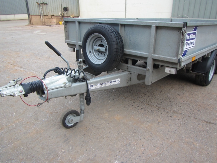 Ifor Williams 125 flat bed trailer