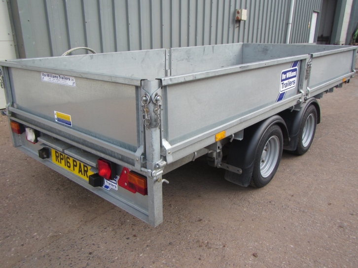 Ifor Williams 125 flat bed trailer