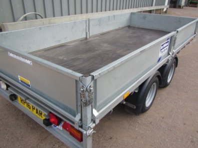 Ifor Williams 125 flat bed trailer