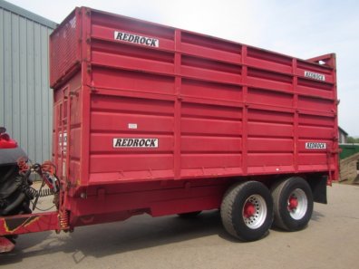 Redrock 180/14.5 silage trailer