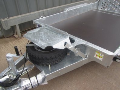Ifor Williams 1054 plant trailer