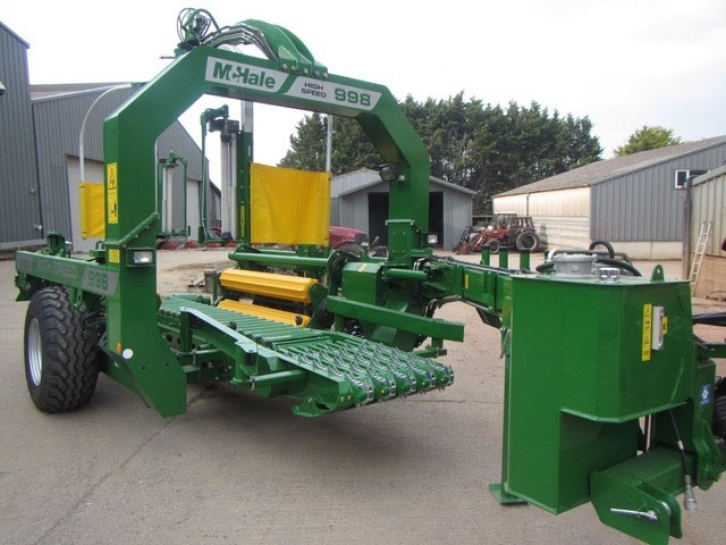 McHale 998 High Speed bale wrapper