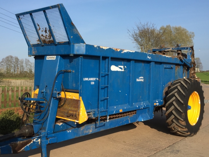 Bunning Lowlander MK4 120 dung spreader