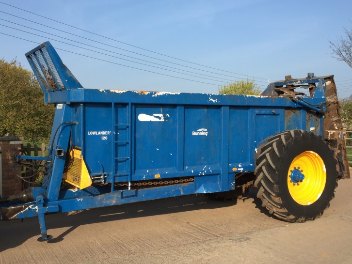 Bunning Lowlander MK4 120 dung spreader