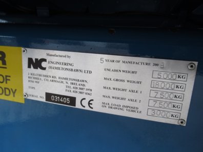 NC 13 Ton grain trailer