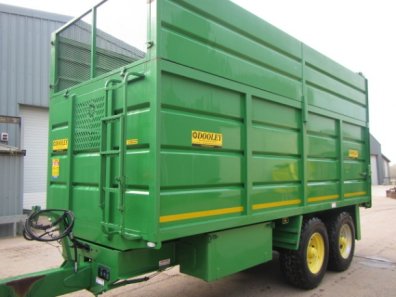 Dooley 16 ton silage trailer