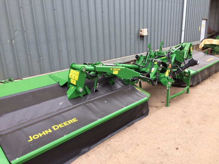 John Deere R950R   F310R triple mower conditioners