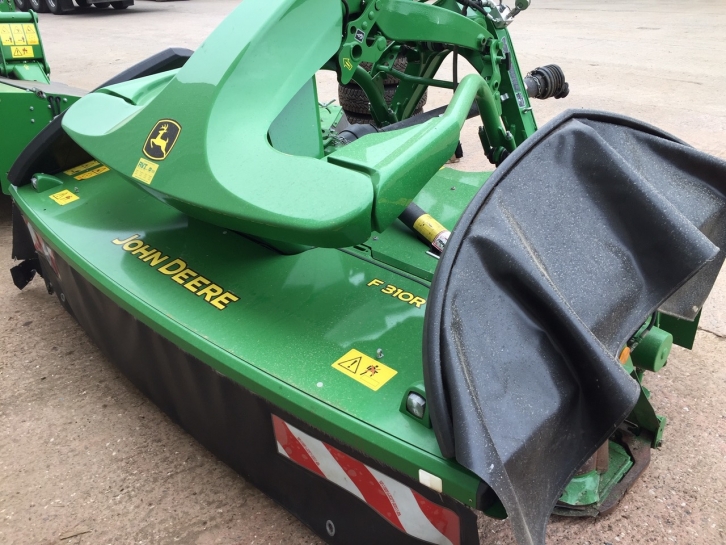John Deere R950R   F310R triple mower conditioners