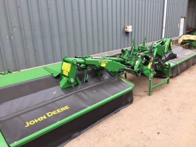 John Deere R950R   F310R triple mower conditioners