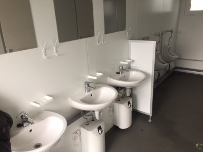 Toilet block