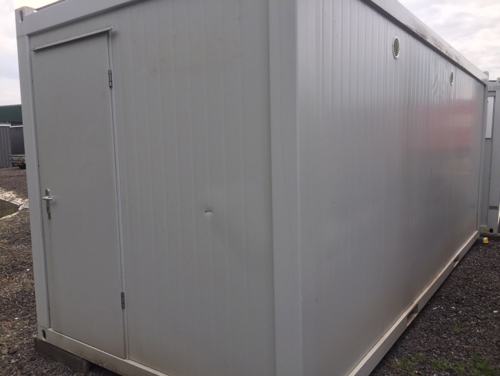 Toilet and shower block