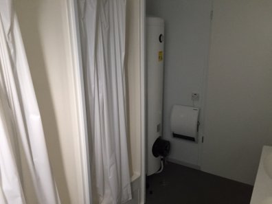 Toilet and shower block