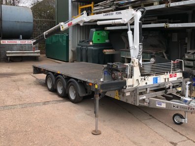 Ifor Williams 16ft tri axle trailer