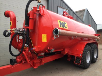 NC 4000 Gallon vacuum tanker