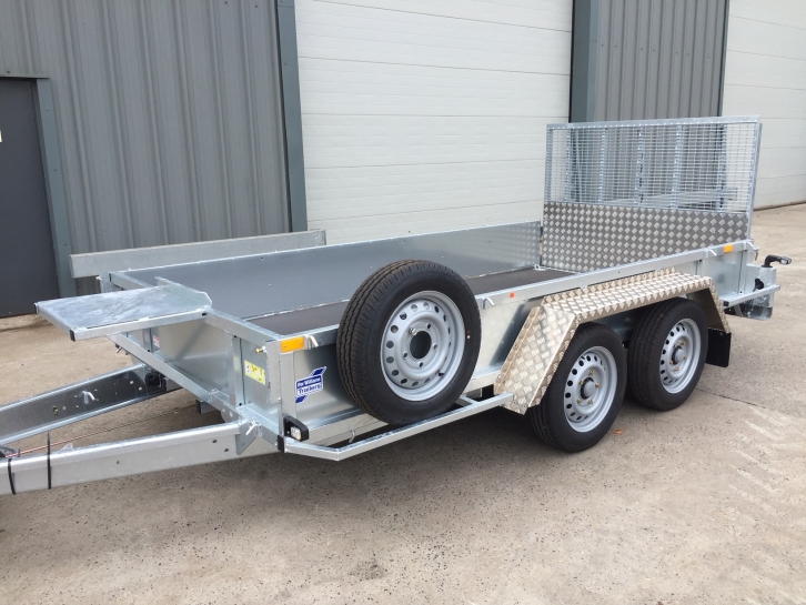Ifor Williams GP 126 plant trailer