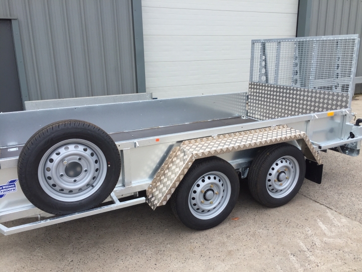 Ifor Williams GP 126 plant trailer