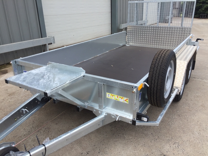 Ifor Williams GP 126 plant trailer