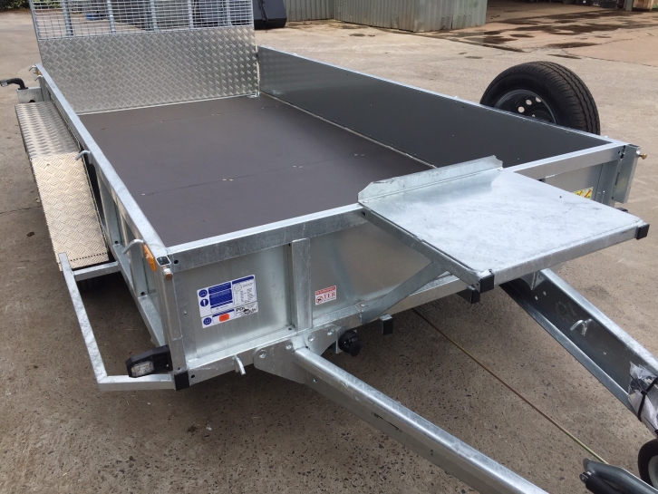 Ifor Williams GP 126 plant trailer