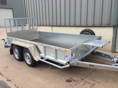 Ifor Williams GP 126 plant trailer