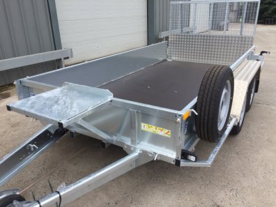 Ifor Williams GP 126 plant trailer