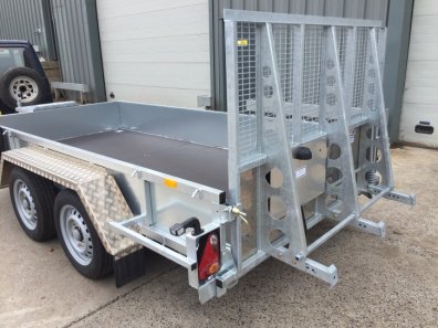 Ifor Williams GP 126 plant trailer
