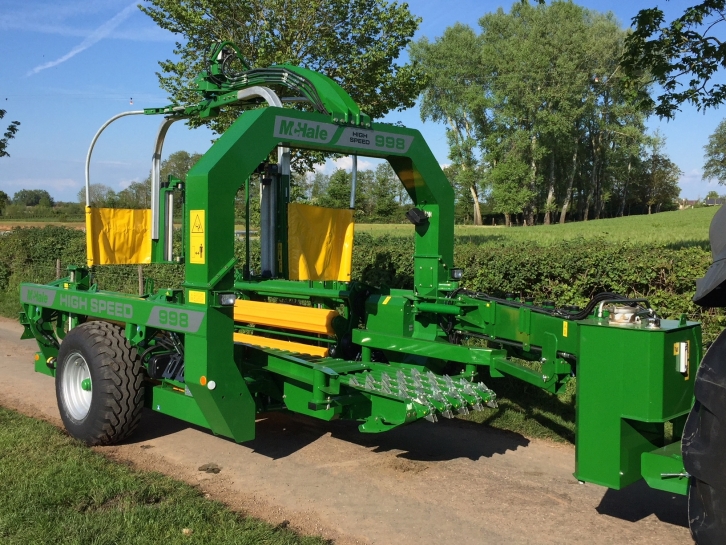 McHale 998 High Speed bale wrapper