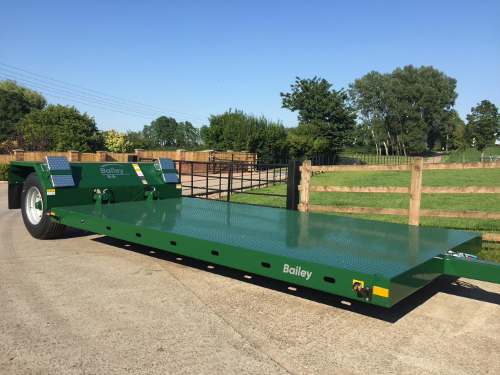Bailey drop deck low loader trailer