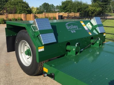Bailey drop deck low loader trailer